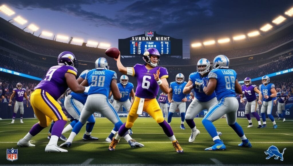 Sunday Night Football Thriller Vikings-Lions Decide NFC Playoff Picture 1 Sunday Night Football Thriller Vikings-Lions Decide NFC Playoff Picture Sunday Night Football Thriller Vikings-Lions Decide NFC Playoff Picture